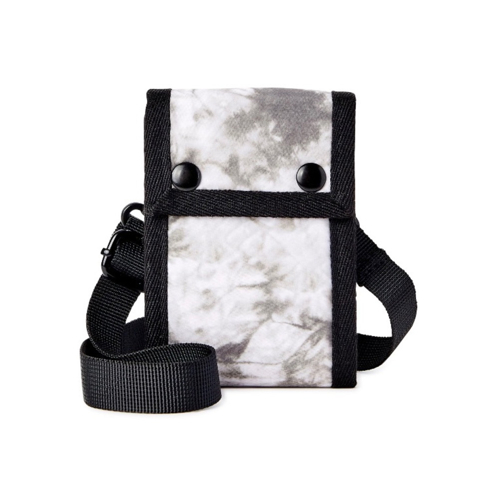 No Boundaries Mens  Double Snap Lanyard Wallet